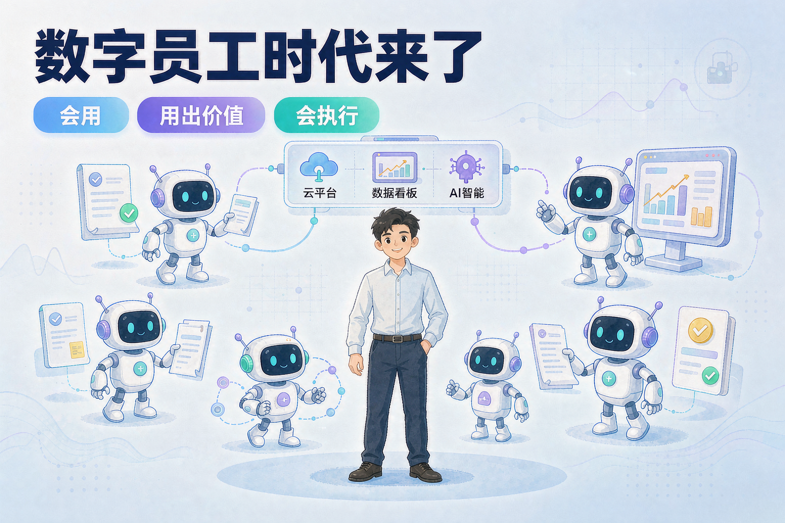 一人公司上新华社头条,金蝶50位数字员工已上岗:会执行,才是真数字员工